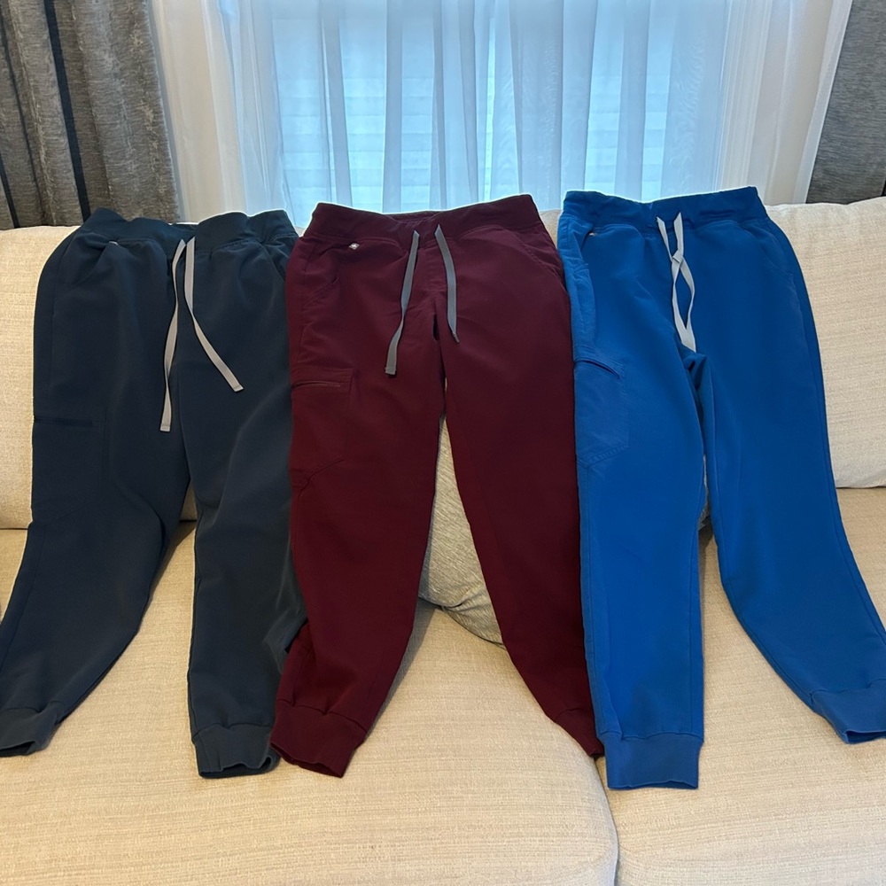 Figs Women's Jogger Pants - indigo,Burgundy, Royal Blue